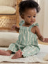 Sage Green Stripe Baby Long Leg Jersey Romper (0mths-3yrs) - Sage Green Stripe / 12-18 Months (80-86cm)