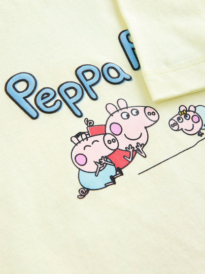 Yellow Peppa Pig Short Sleeve T-Shirt (3mths-7yrs)