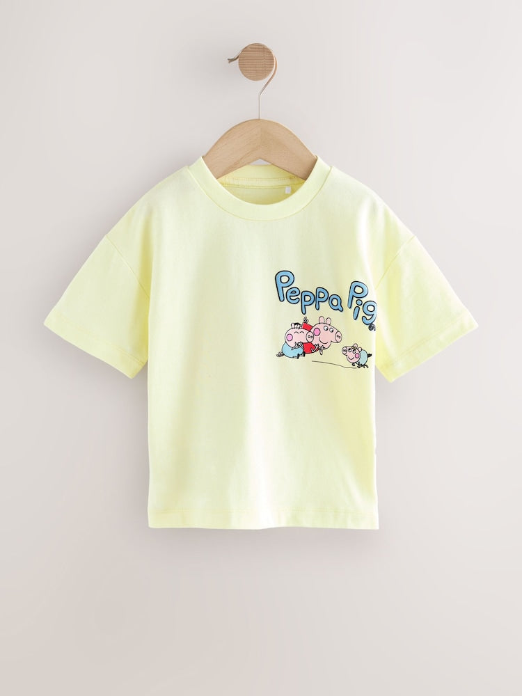 Yellow Peppa Pig Short Sleeve T-Shirt (3mths-7yrs) - Size 3-6 Months (62-68cm) - Yellow Peppa Pig