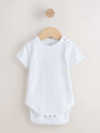 Blue Stripe Woven Dungaree and Bodysuit Baby Set (0mths-2yrs)