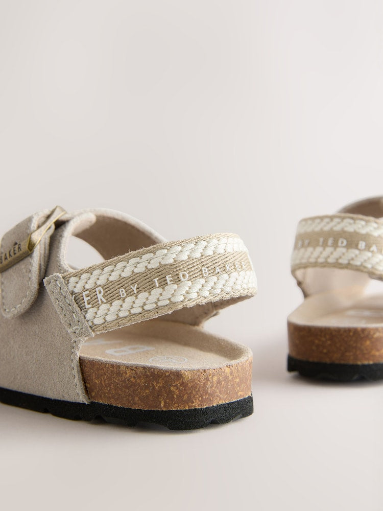 Baker by Ted Baker Double Strap Footbed Sandals