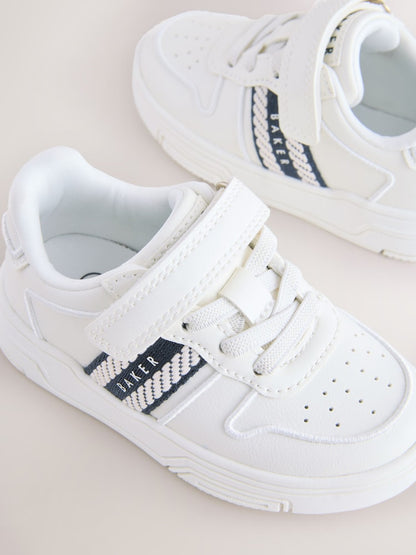 Baker by Ted Baker Branded Tape Chunky White Trainers