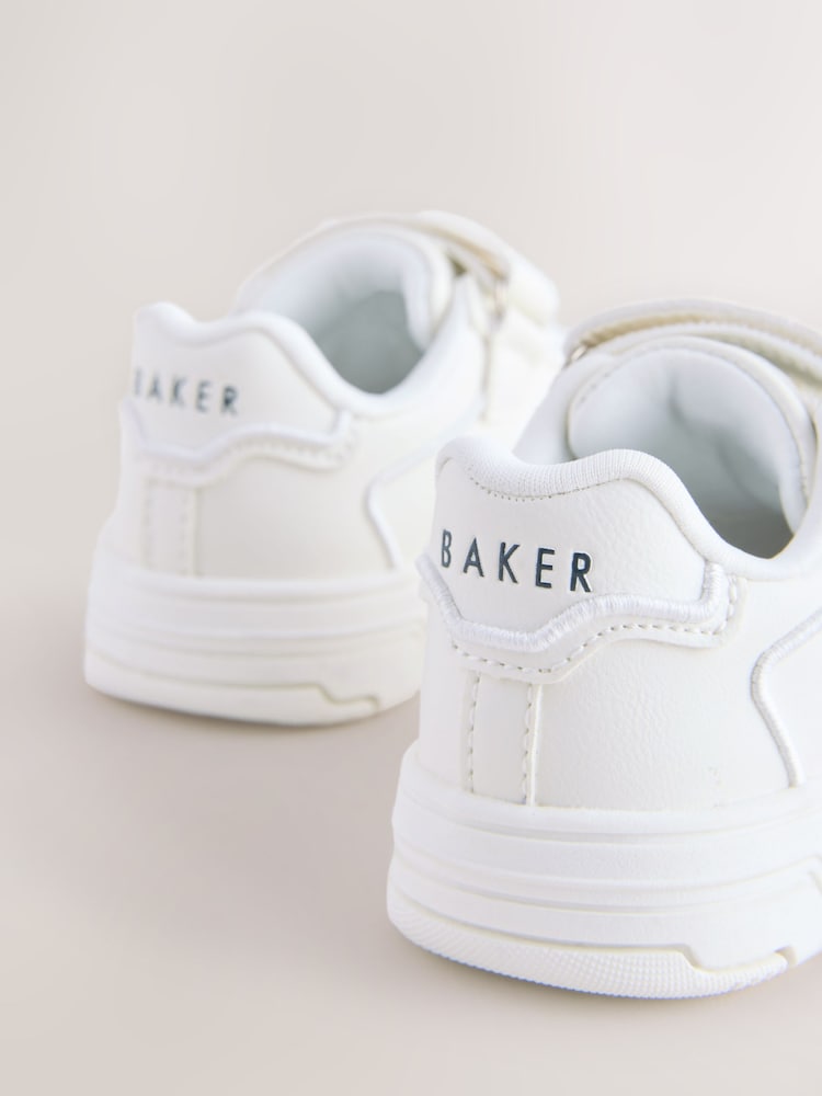 Baker by Ted Baker Branded Tape Chunky White Trainers