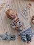 Blue Check Hello Fun Sweatshirt and Trousers Baby Set (0mths-2yrs)