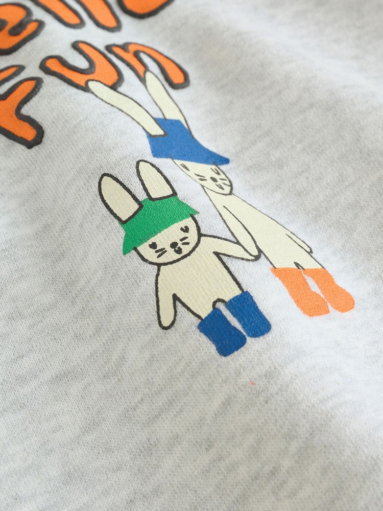 Blue Check Hello Fun Sweatshirt and Trousers Baby Set (0mths-2yrs)