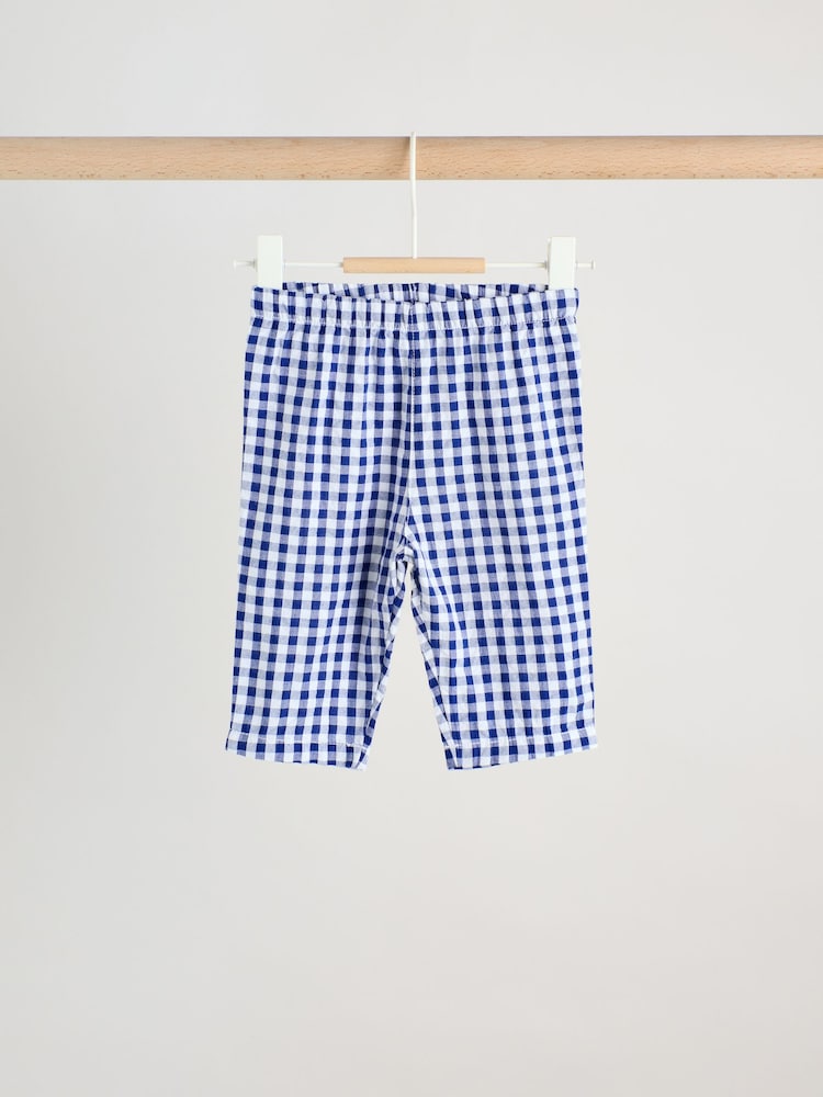 Blue Check Hello Fun Sweatshirt and Trousers Baby Set (0mths-2yrs)