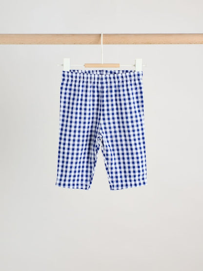 Blue Check Hello Fun Sweatshirt and Trousers Baby Set (0mths-2yrs)