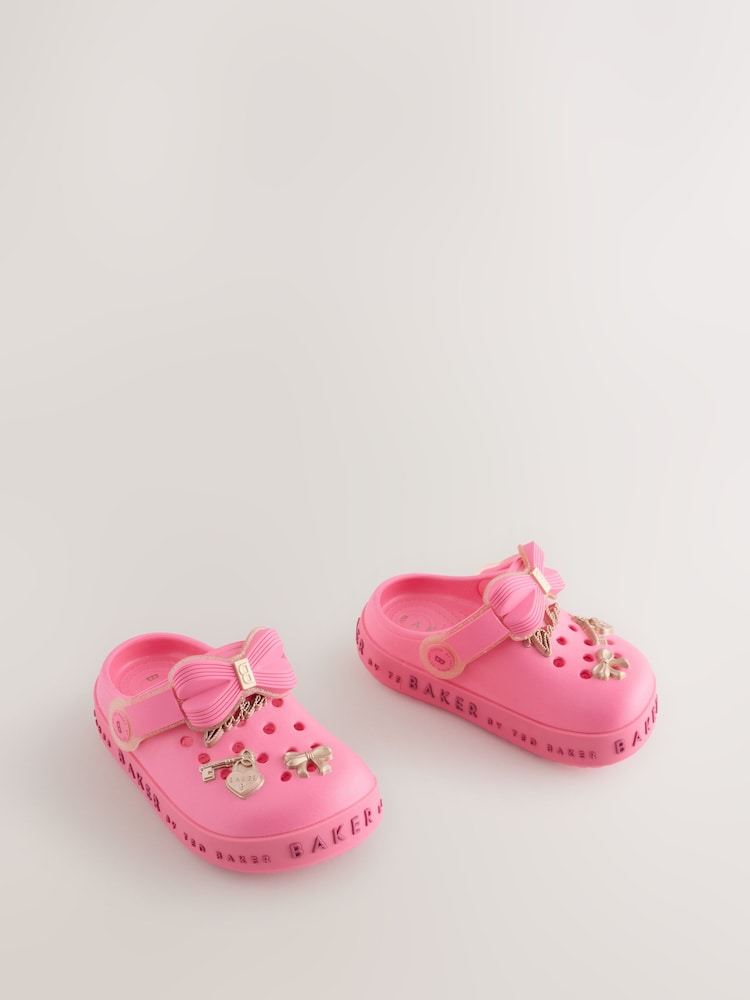 Baker by Ted Baker Girls Bow Clog Sandals