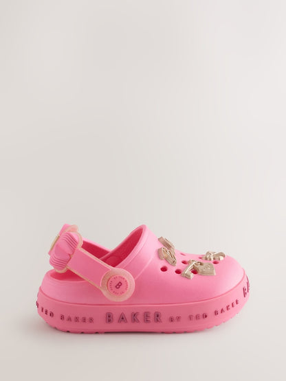 Baker by Ted Baker Girls Bow Clog Sandals