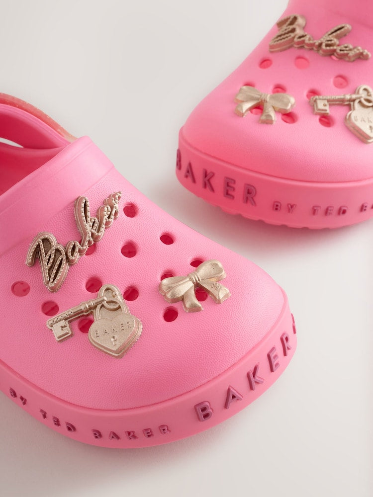 Baker by Ted Baker Girls Bow Clog Sandals
