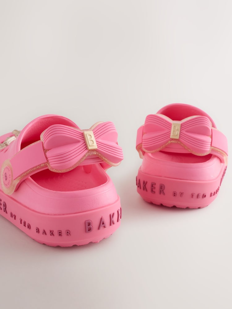 Baker by Ted Baker Girls Bow Clog Sandals