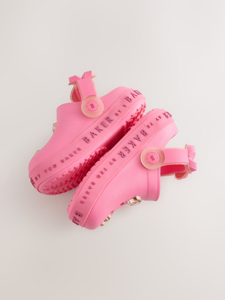 Baker by Ted Baker Girls Bow Clog Sandals