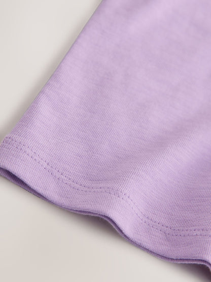Purple Lemon Short Sleeve Embroidered T-Shirt (3mths-7yrs)