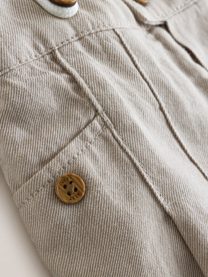 Neutral Baby Shirt Trousers and Braces Set 3 Piece (0mths-2yrs)