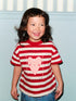 Red Heart Short Sleeve T-Shirt (3mths-7yrs) - Red Heart / 12-18 Months (80-86cm)