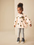 Cream Stripe Bee Sweatshirt and Leggings Set (3mths-7yrs) - Cream Stripe Bee / 12-18 Months (80-86cm)