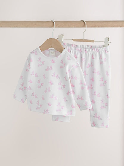 Pink Bunny Baby Long Sleeve T-Shirt And Leggings Set (0mths-2yrs) - 12-18 Months (80-86cm)