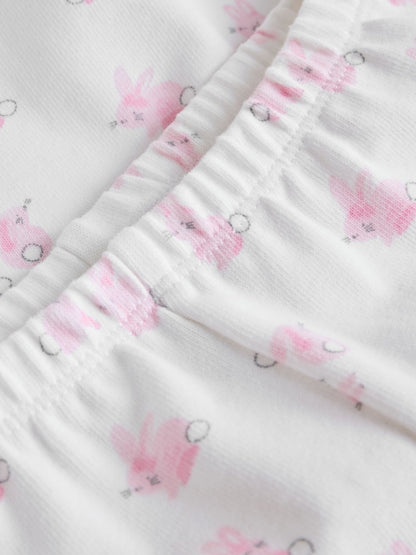 Pink Bunny Baby Long Sleeve T-Shirt And Leggings Set (0mths-2yrs)