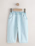 Light Blue Denim Pullon Barrel Jeans (3mths-7yrs) - Light Blue Denim / 12-18 Months (80-86cm)