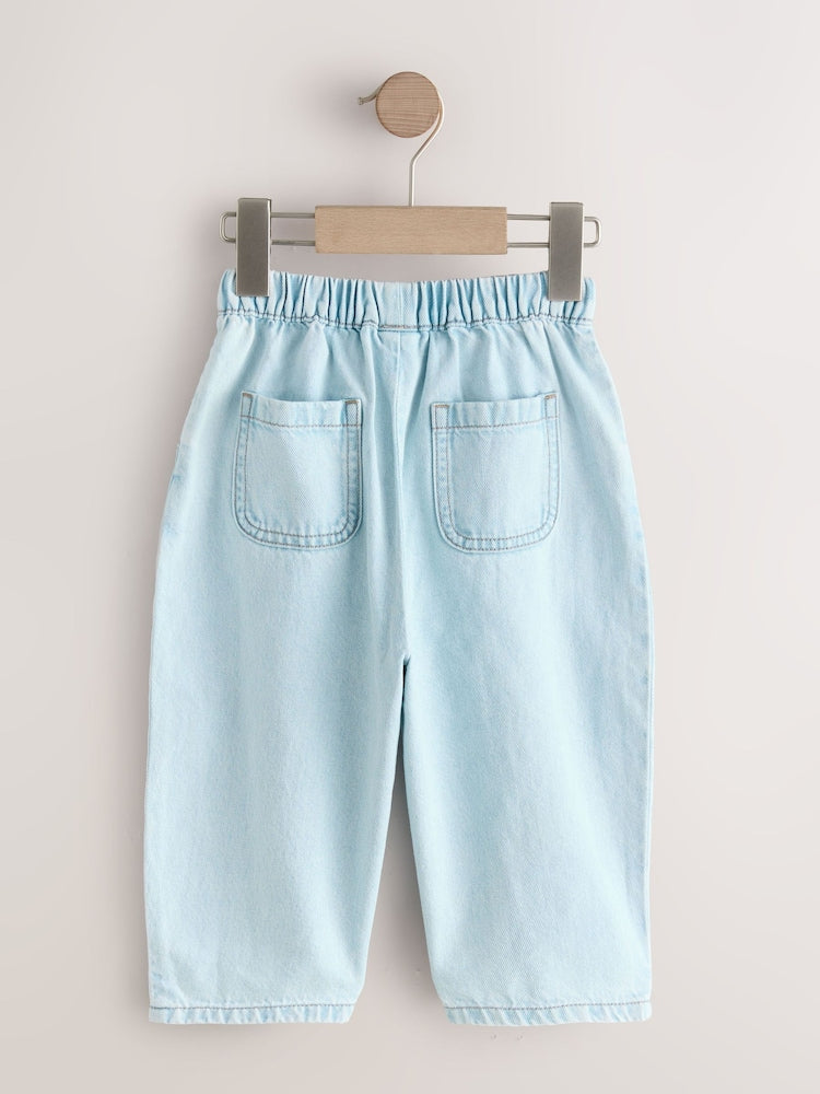 Light Blue Denim Pullon Barrel Jeans (3mths-7yrs)