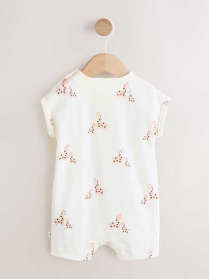 White Printed I Love My Mummy Baby Jersey Romper - Size 50cm (First Size)