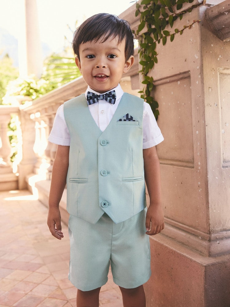 Baker by Ted Baker Shirt Waistcoat and Shorts Set