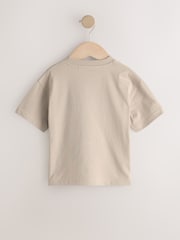 Cement Smile Short Sleeve Small Graphic T-Shirt (3mths-8yrs) - Size 3-6 Months (62-68cm)