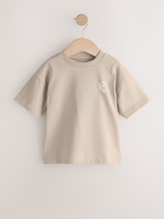 Cement Smile Short Sleeve Small Graphic T-Shirt (3mths-8yrs) - Size 3-6 Months (62-68cm)