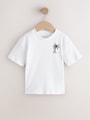 White Palm Tree Short Sleeve Small Graphic T-Shirt (3mths-8yrs) - Size 3-6 Months (62-68cm)