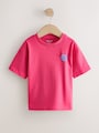 Pink Smile Short Sleeve Small Graphic T-Shirt (3mths-8yrs) - Size 3-6 Months (62-68cm)