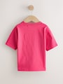 Pink Smile Short Sleeve Small Graphic T-Shirt (3mths-8yrs) - Size 3-6 Months (62-68cm)