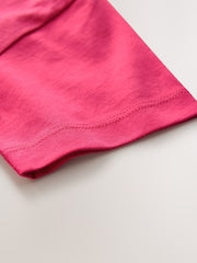 Pink Smile Short Sleeve Small Graphic T-Shirt (3mths-8yrs) - Size 3-6 Months (62-68cm)