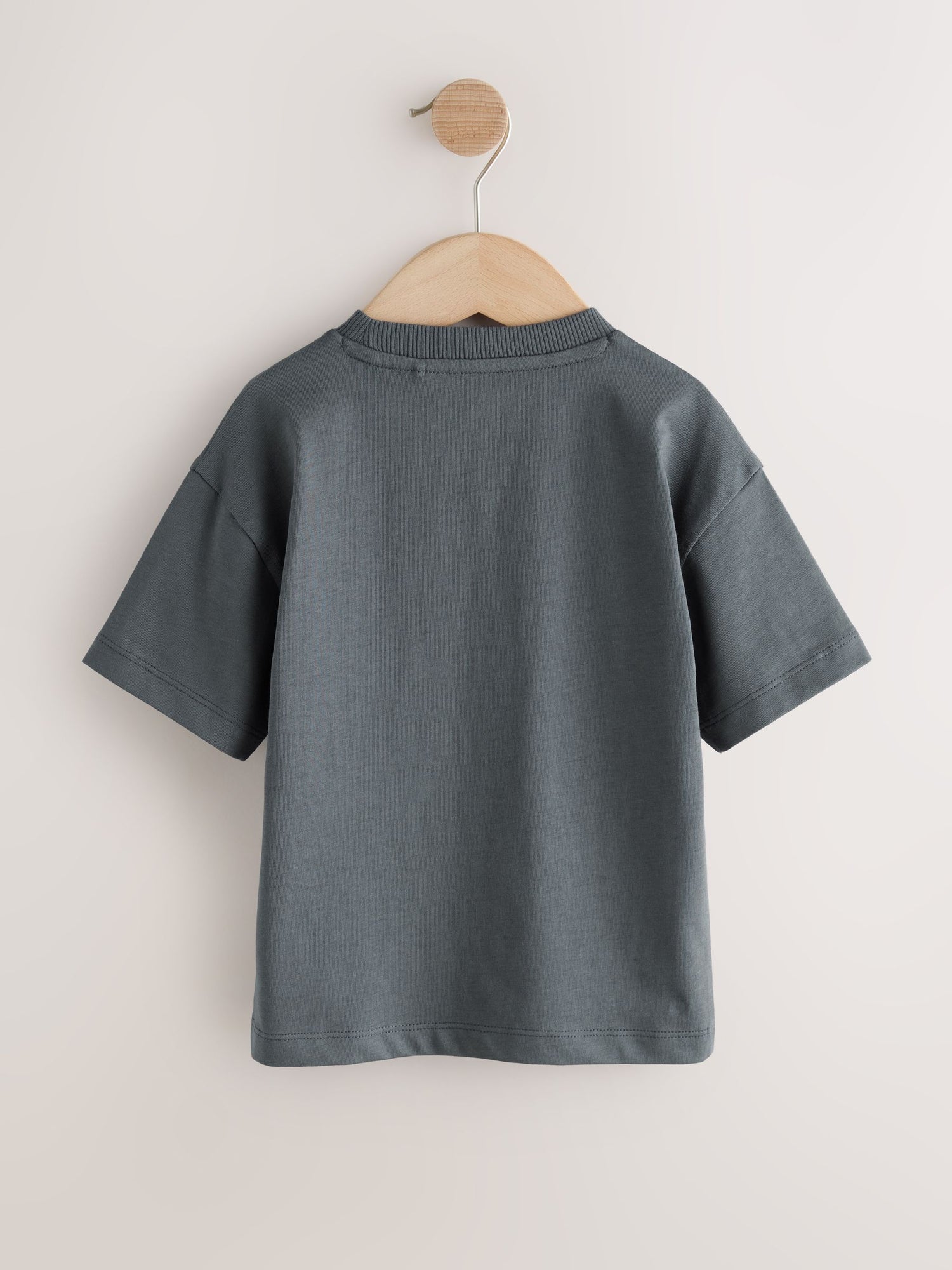 Charcoal Grey Cool Slogan Short Sleeve Small Graphic T-Shirt (3mths-8yrs) - Size 3-6 Months (62-68cm)
