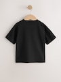 Black Smile Short Sleeve Small Graphic T-Shirt (3mths-8yrs) - Size 3-6 Months (62-68cm)
