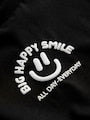 Black Smile Short Sleeve Small Graphic T-Shirt (3mths-8yrs) - Size 3-6 Months (62-68cm)