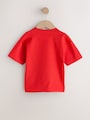 Red Heart Breaker Short Sleeve Small Graphic T-Shirt (3mths-8yrs) - Size 3-6 Months (62-68cm)