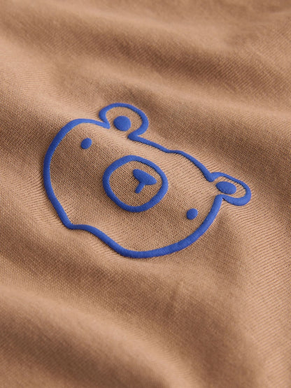 Blue/Charcoal/Green/Brown/Grey Small Short Sleeve Graphic T-Shirts 5 Pack (3mths-7yrs)