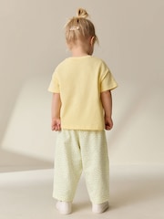 Yellow Lemons Embellished Barrel Trousers (3mths-7yrs) - Size 3-6 Months (62-68cm)