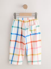 Rainbow Check Barrel Leg Trousers (3mths-7yrs) - Size 3-6 Months (62-68cm)