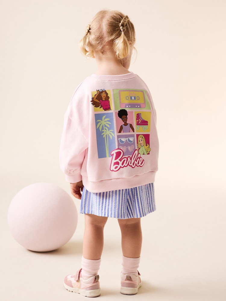Pink Barbie Shorts Set (3mths-7yrs) - Pink Barbie / 12-18 Months (80-86cm)