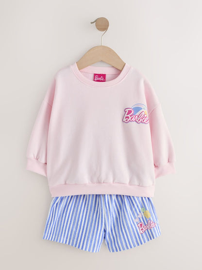 Pink Barbie Shorts Set (3mths-7yrs)
