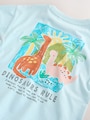 Blue Dinosaur Short Sleeve Back Print T-Shirt (3mths-7yrs) - Size 3-6 Months (62-68cm)