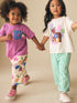 Purple/Green Top & Trousers Set 2 Pack (3mths-7yrs) - Purple/Green / 12-18 Months (80-86cm)