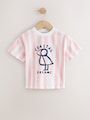 Blue/Pink T-Shirts 4 Pack (3mths-7yrs) - Size 3-6 Months (62-68cm)