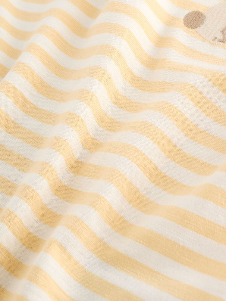 Neutral/Blue Long Sleeve T Shirts 4 Pack (3mths-7yrs)