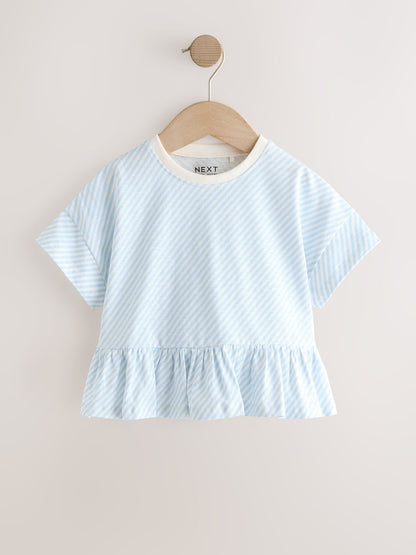 Blue/Yellow T-Shirts 4 Pack (3mths-7yrs)