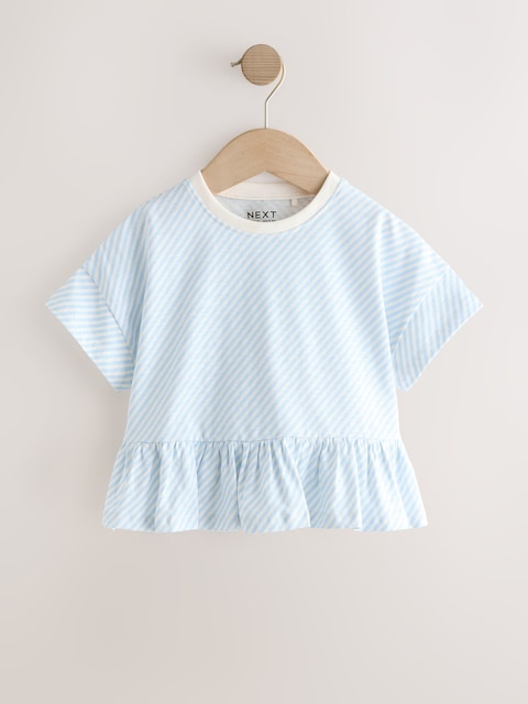 Blue/Yellow T-Shirts 4 Pack (3mths-7yrs) - Size 3-6 Months (62-68cm)