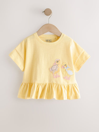 Blue/Yellow T-Shirts 4 Pack (3mths-7yrs)