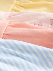 Blue/Yellow T-Shirts 4 Pack (3mths-7yrs) - Size 3-6 Months (62-68cm)