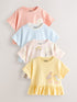Blue/Yellow T-Shirts 4 Pack (3mths-7yrs) - Size 3-6 Months (62-68cm) - Default 1